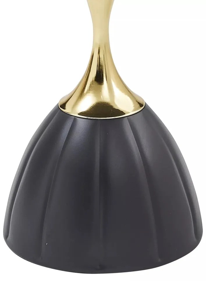 Masuta de cafea Piana negru/auriu ø38/h50 cm