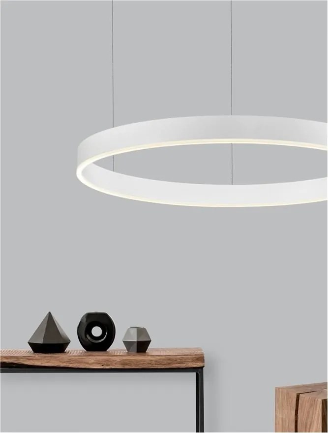 Lustra LED dimabila design circular MOTIF D-80cm