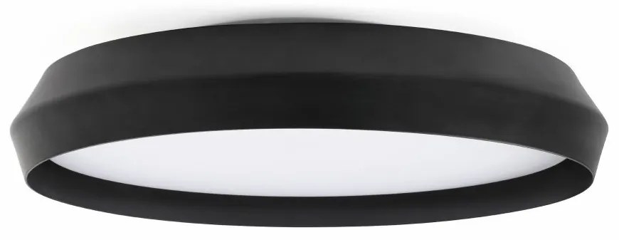 Lustra / Plafoniera LED design modern slim SHOKU 60cm negru