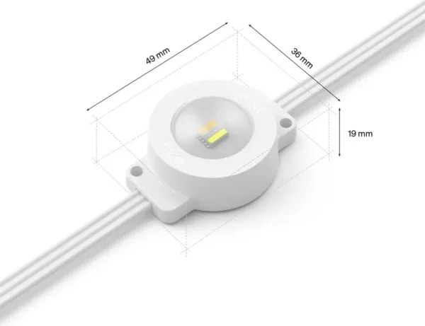 Philips Hue FESTAVIA ghirlandă LED RGBW reglabilă pentru exterior, 32 LED, 18 m, IP65