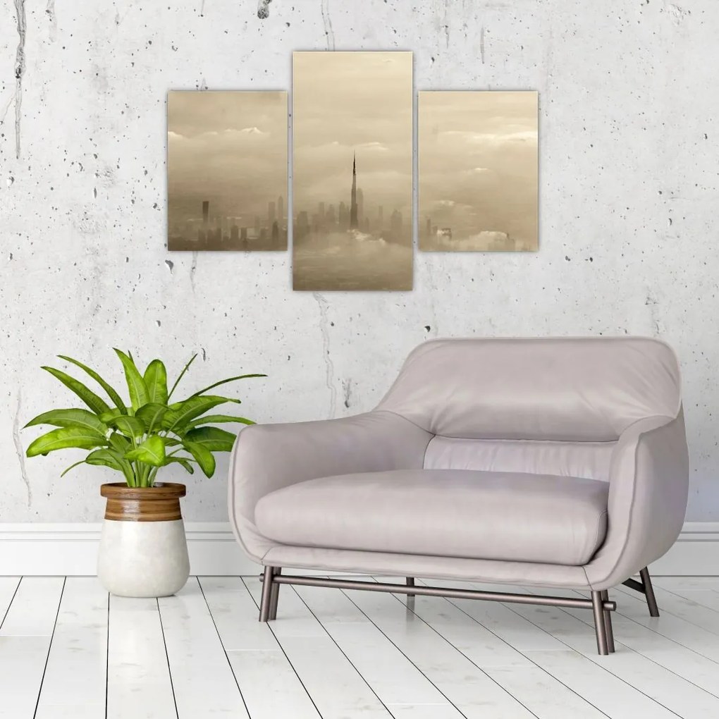 Tablou - Oraș în nori (90x60 cm)