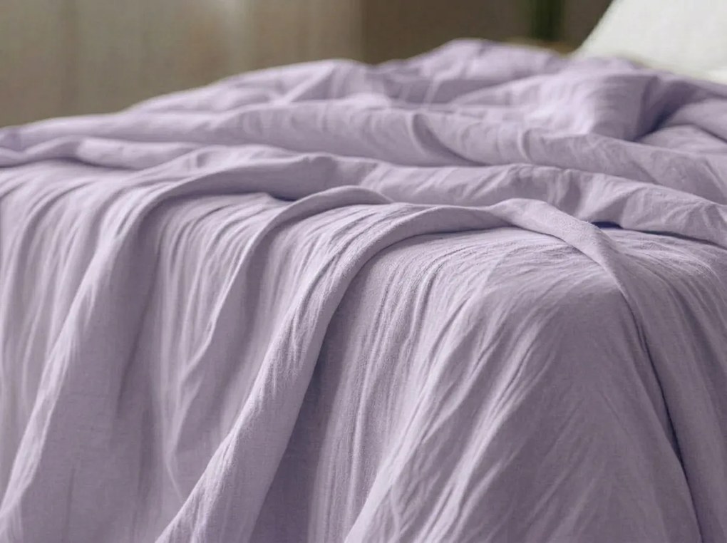 Lenjerie de pat din muselin MUSSARI lila-violet Dimensiune lenjerie de pat: 70 x 90 cm | 140 x 220 cm