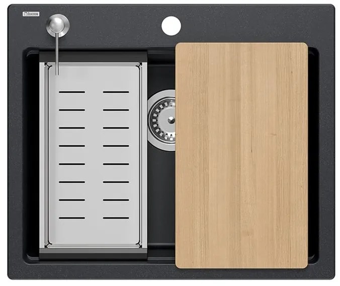 Chiuveta din granit KURT 110 WORKSTATION Negru