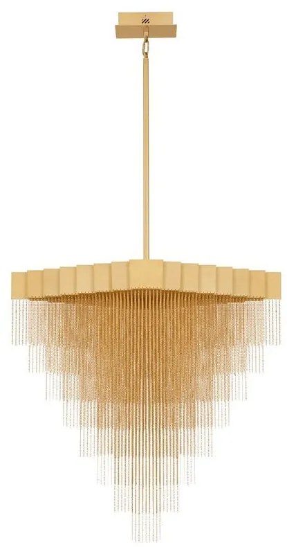 Lustra LED suspendata design modern REVIA aurie