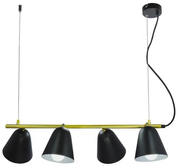 Rabalux 5377 - Lustră pe cablu ALTDER 4xE14/40W/230V