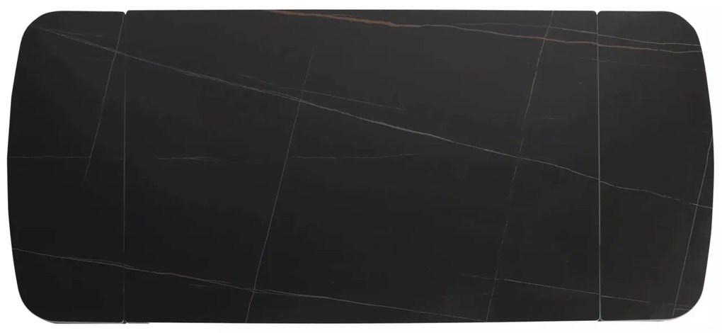 Masa extensibila Sento neagra L120-180xl80 cm