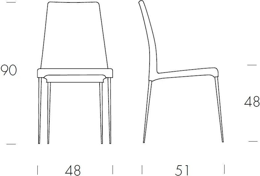 Set de 2 scaune elegante design LUX Aragona Elite