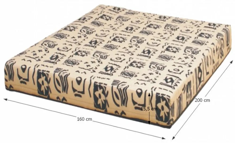 Saltea, arcuri, 160x200, FUTON ARONA