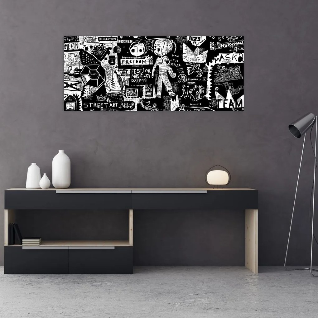 Tablou - Graffiti (120x50 cm)