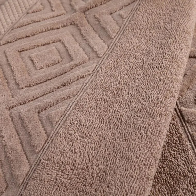 DETEXPOL Set prosoape frotir PAULA taupe 50 x 90 cm 2 buc