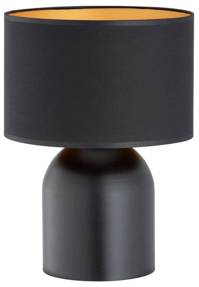 Veioza/Lampa de masa design decorativ Aspen negru/auriu