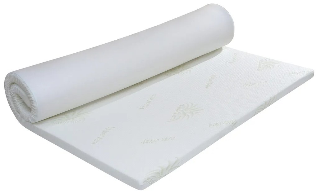 Topper saltea Green Future, Aloe Vera 7 zone de confort 140x200 cm