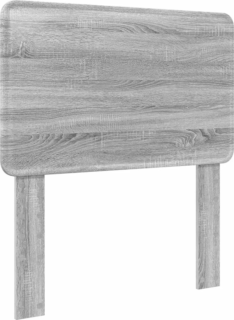 vidaXL Tăblie cap Gri Sonoma 100 cm Lemn compozit