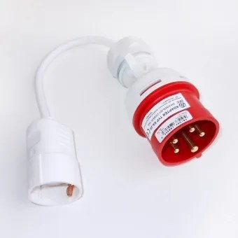 Adaptor de la stecher industrial 5 X 16A la priza schuko 16A SA-2S SEZ 34-902