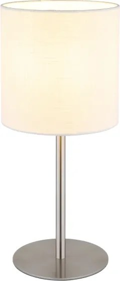 Globo 21440W - Lampă de masă BENSON 1xE27/40W/230V albă