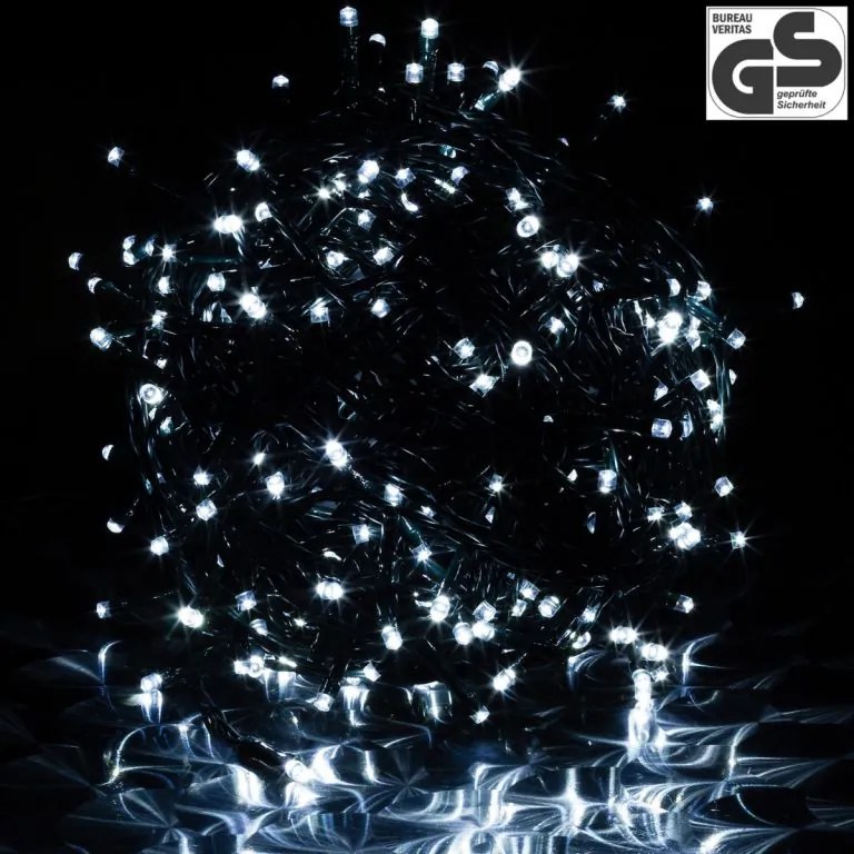 Iluminat LED de Crăciun - 40 m, 400 LED, alb rece