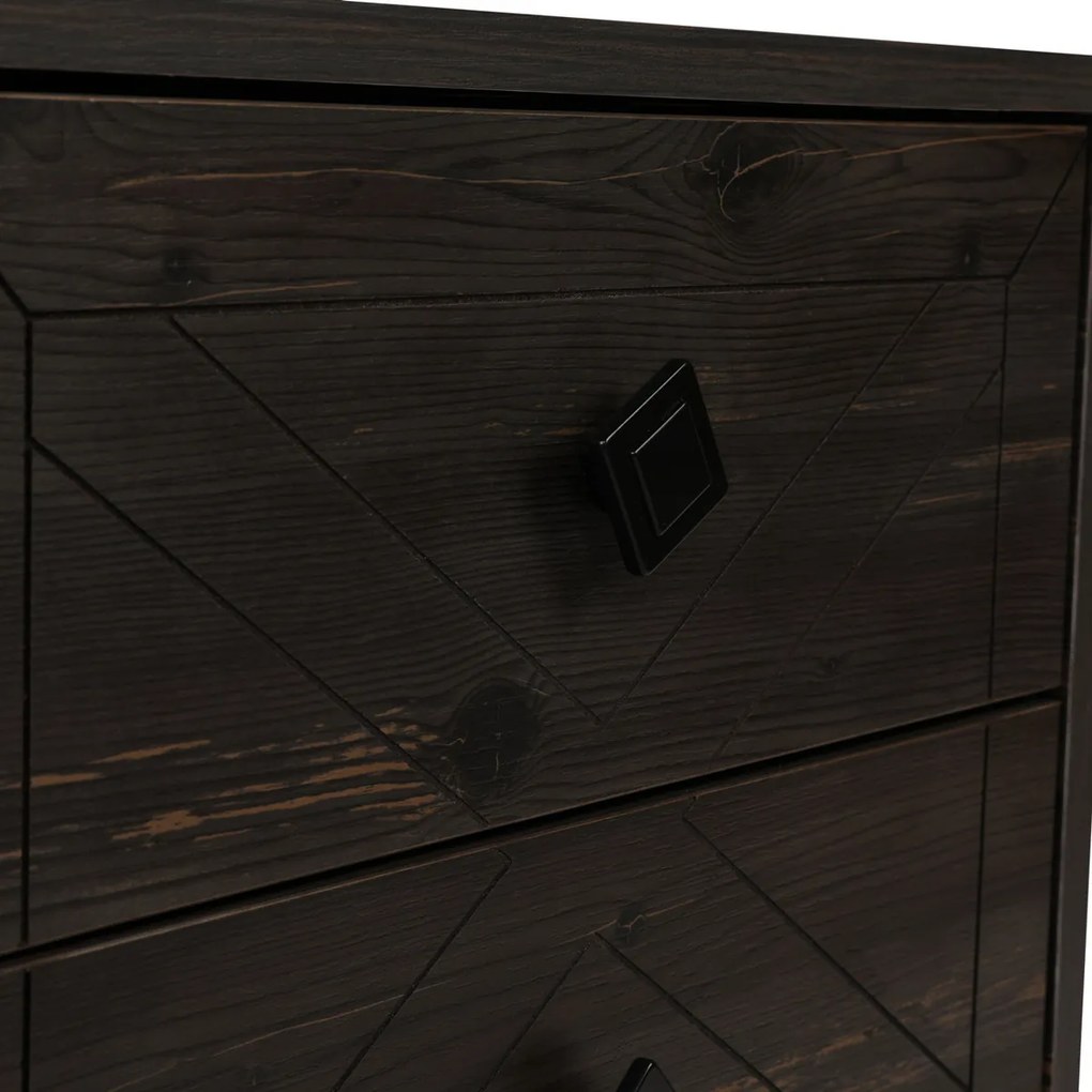 Măsuță de noptieră Luna Dark Brown