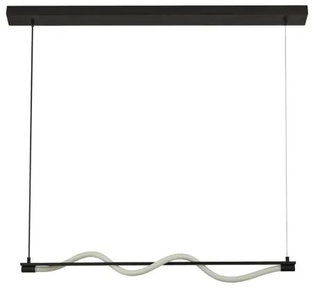 Searchlight 57211BK - Lustr LED pe cablu SERPENT LED/15W/230V negru