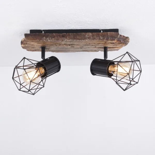 Globo 54017W-2 - Spot PRISKA 2xE27/60W/230V