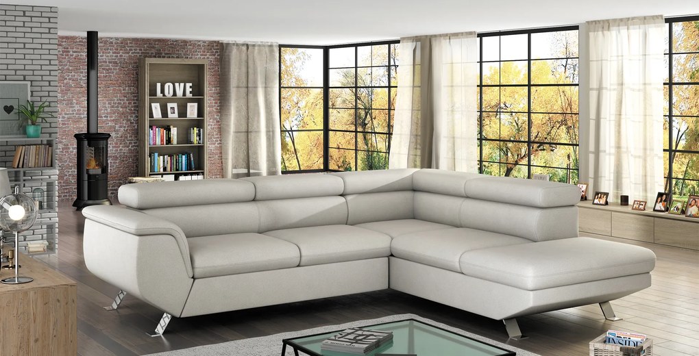 Coltar living extensibil Phoenix L pe dreapta – L267 x l220 x h98 cm