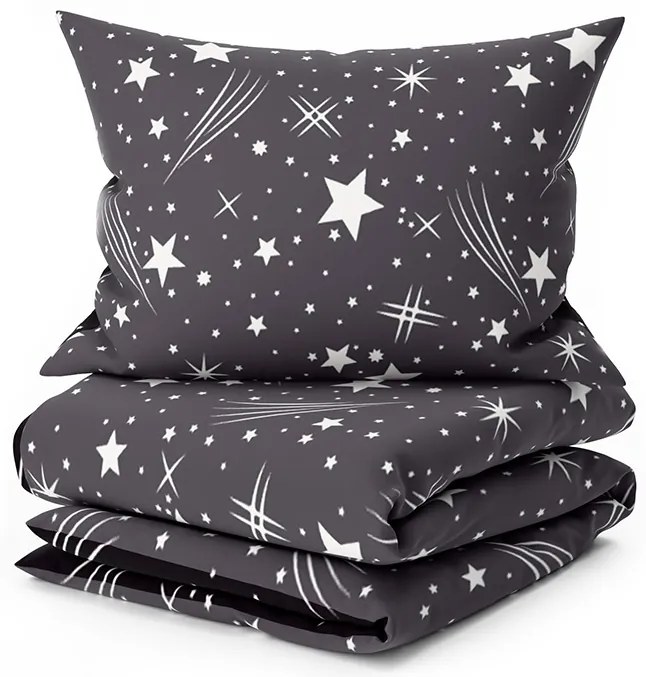 Lenjerie de pat din microfibra NIGHT SKY albastru-gri Dimensiune lenjerie de pat: 70 x 90 cm | 140 x 220 cm