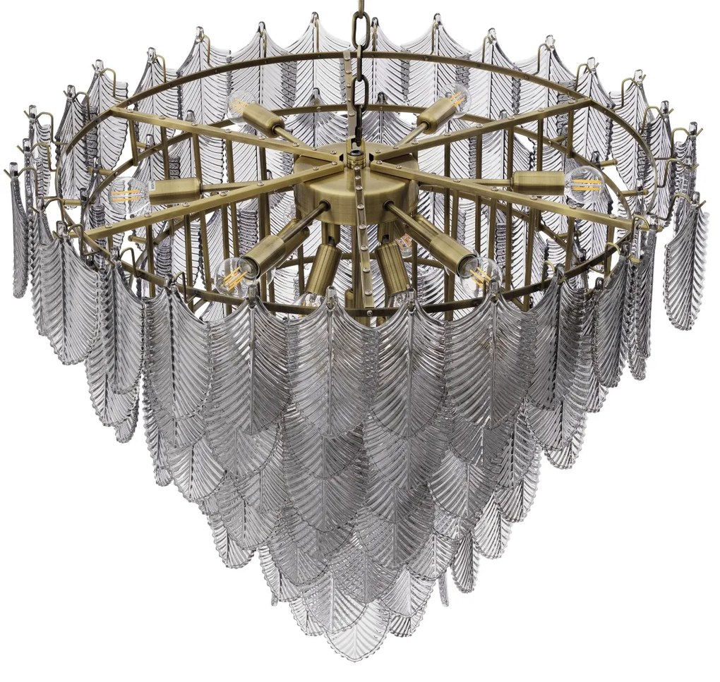 Candelabru elegant design LUX Verbier L, sticla fumurie 113900 HZ