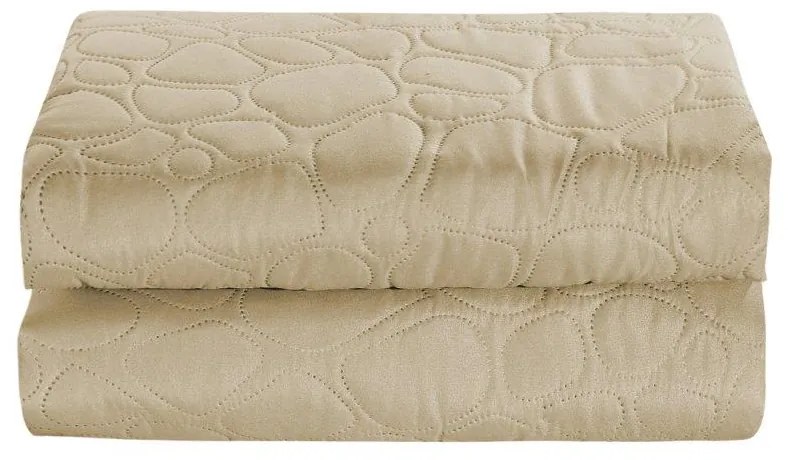 Cuvertura bej pentru pat cu model STONE Dimensiune: 200 x 220 cm