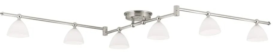 Plafoniera design modern OPALDESIGN 6L, satin