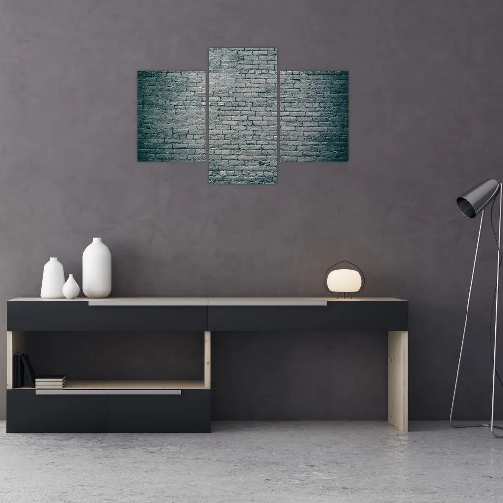Tabloul cu perete din cărămidă (90x60 cm)