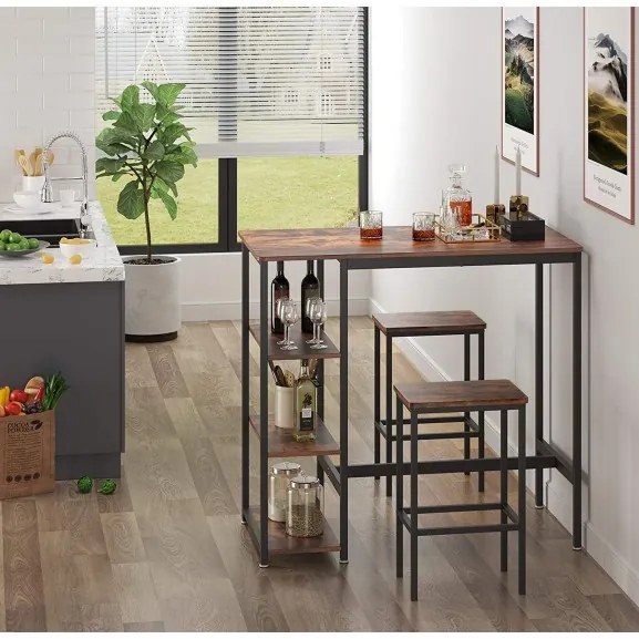 Masa Bar Vintage Maro Rustic, 110 Cm