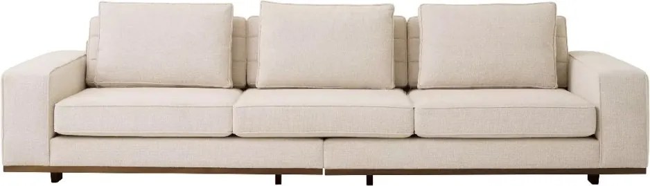 Canapea 3 locuri eleganta design LUX Aurora L, Nuoro beige