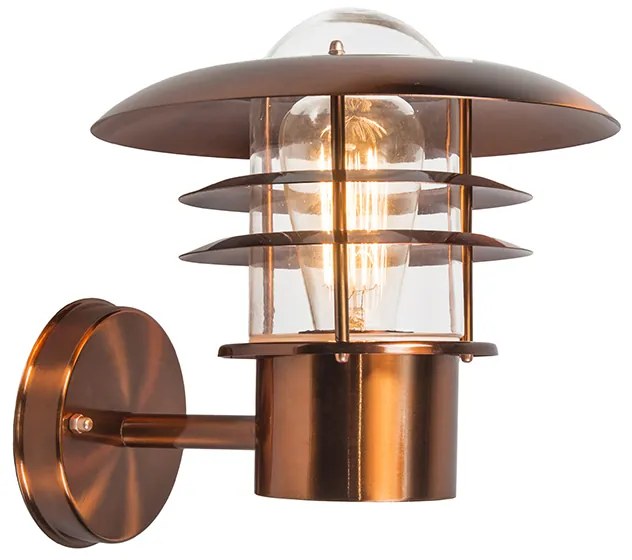 Lampă de perete de exterior vintage cupru IP44 - Prato