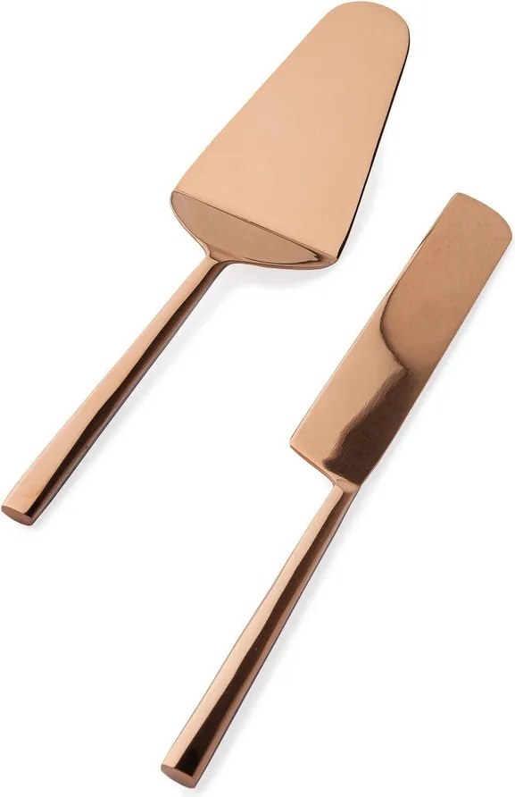 Set pentru servirea tortului 2 buc. din oțel inoxidabil Hestia – Bizzotto