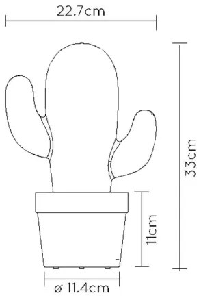 Lucide 13813/02/31 - LED Lampă de masă dimmabilă CACTUS LED/2W/5V