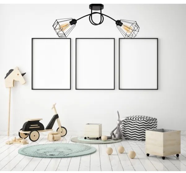 Lustră aplicată DIAMENT 2xE27/60W/230V