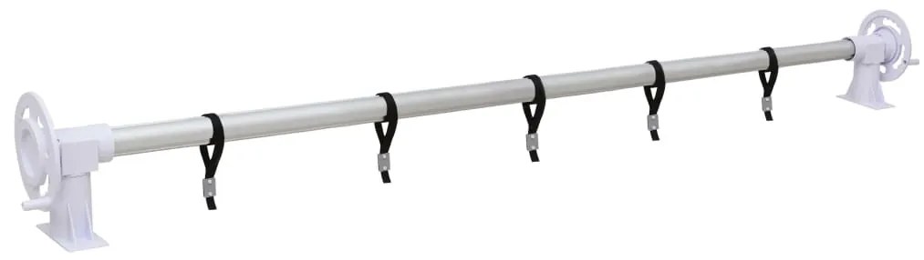 Derulator de prelata pentru piscina cu baza din plastic