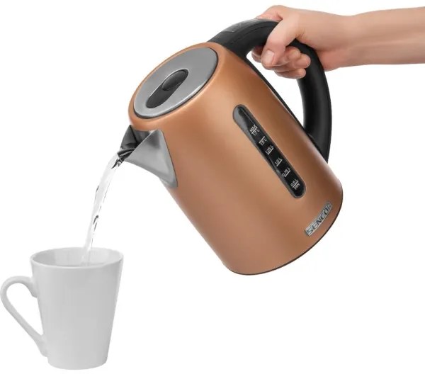 Sencor - Fierbător electric rapid cu termoreglare, 1,7 l, 2150W/230V, culoare cupru
