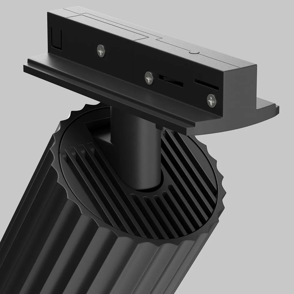 Spot GU10, accesoriu pentru sinele monofazate Unity, Calipso negru