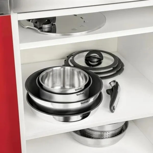 Tefal INGENIO EMOTION set 4 piese inox, vase gătit profesionale