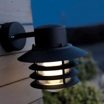 Aplica de perete exterior IP54 Vejers Down negru 74471003NL
