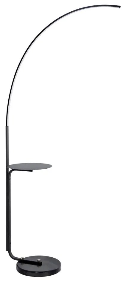 Lampadar LED cu măsuță LED LED/20W/230V 3000-6500K negru