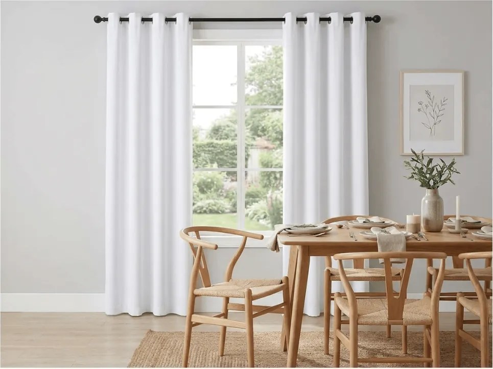Draperie alba OXFORD 140x270 cm Agatat: Rejansa