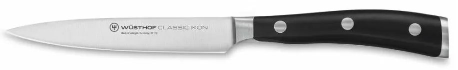Wüsthof Classic Ikon cuțit de bucătărie pentru spălat 12 cm negru