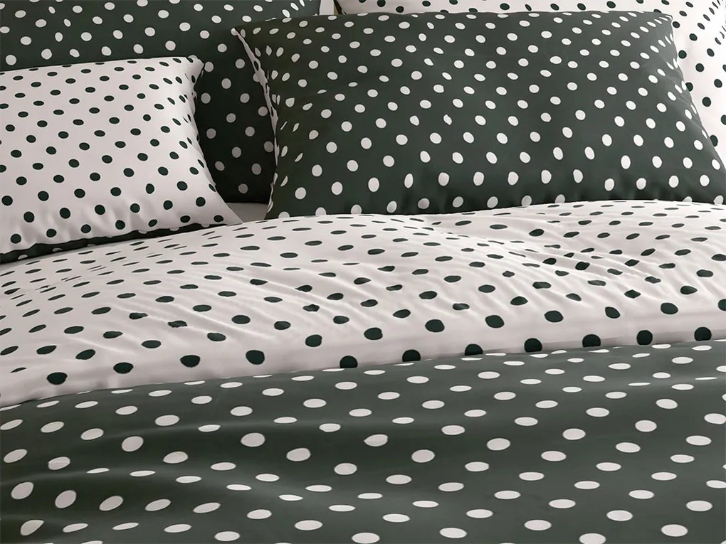 Lenjerie de pat din bumbac COLAM GREY gri hotelova capsă Dimensiune lenjerie de pat: 70 x 90 cm | 140 x 200 cm