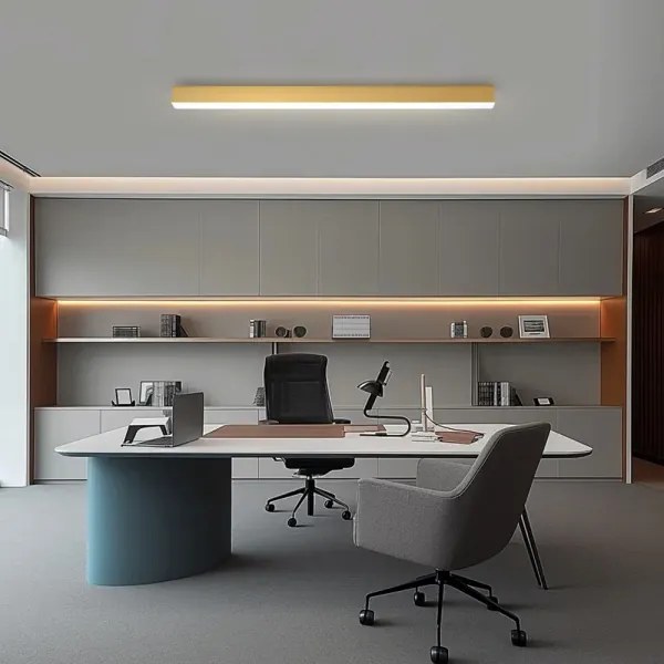 Brilagi - Lampă de tavan LED dimabilă SLEEKLINE LED/40W/230V Wi-Fi Tuya aurie + telecomandă