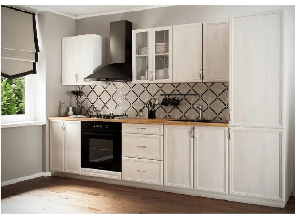 Dulap superior de bucătărie so sticlăm G30SL Sillina (sosna andersen). 1015049