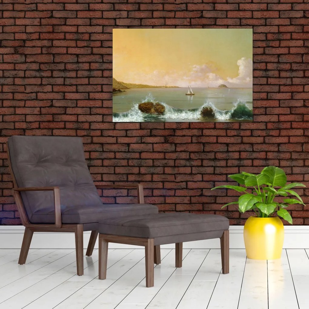 Tablou - Martin Johnson Heade, Rio de Janeiro Bay, reproducere (90x60 cm)