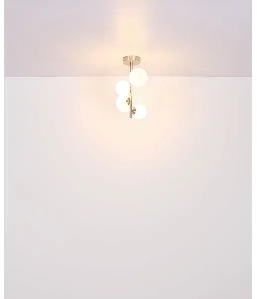 Lustră LED pe tijă RIHA 4xG9/3W/230V crom Globo 56140-4D