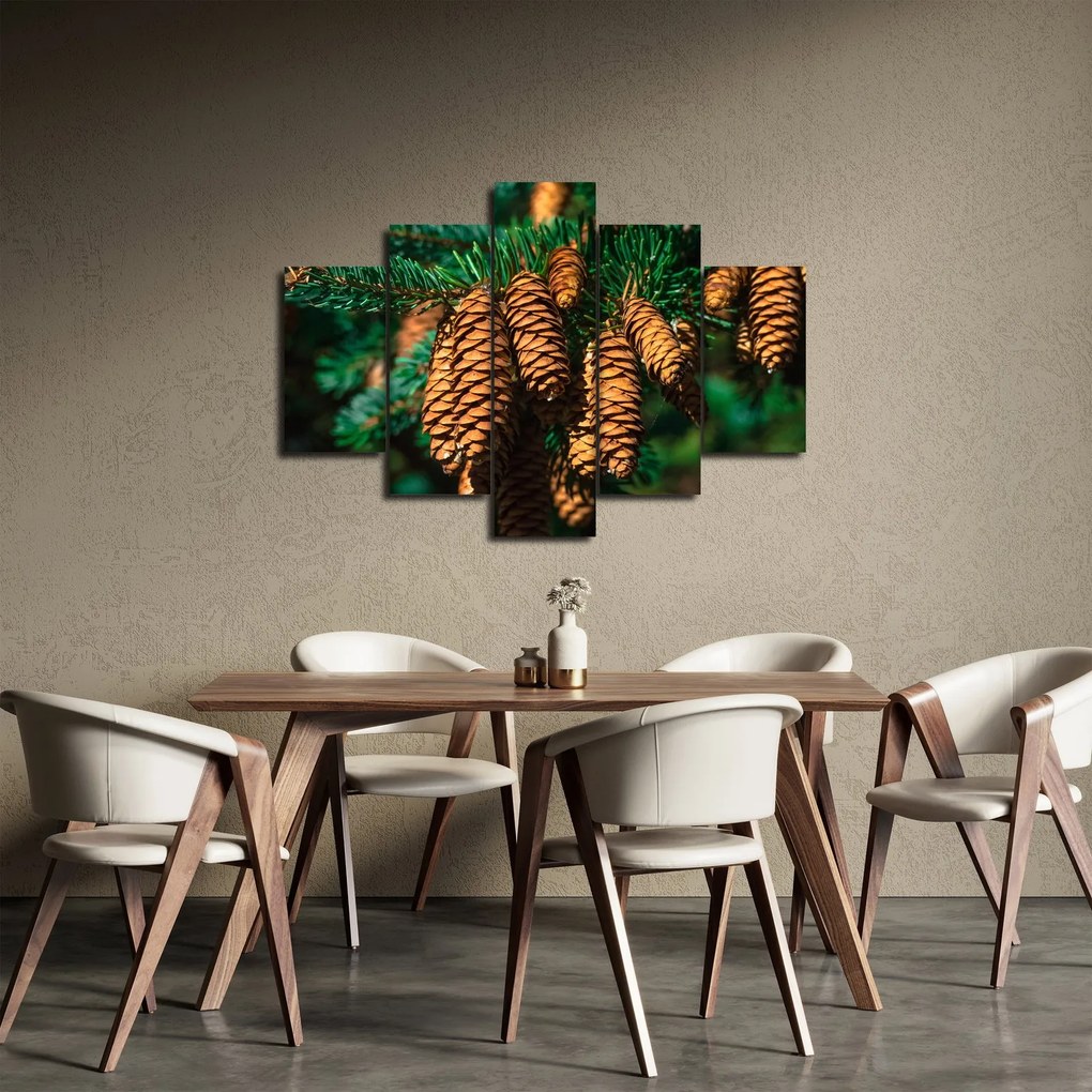 Tablou cu con de brad (150x105 cm)