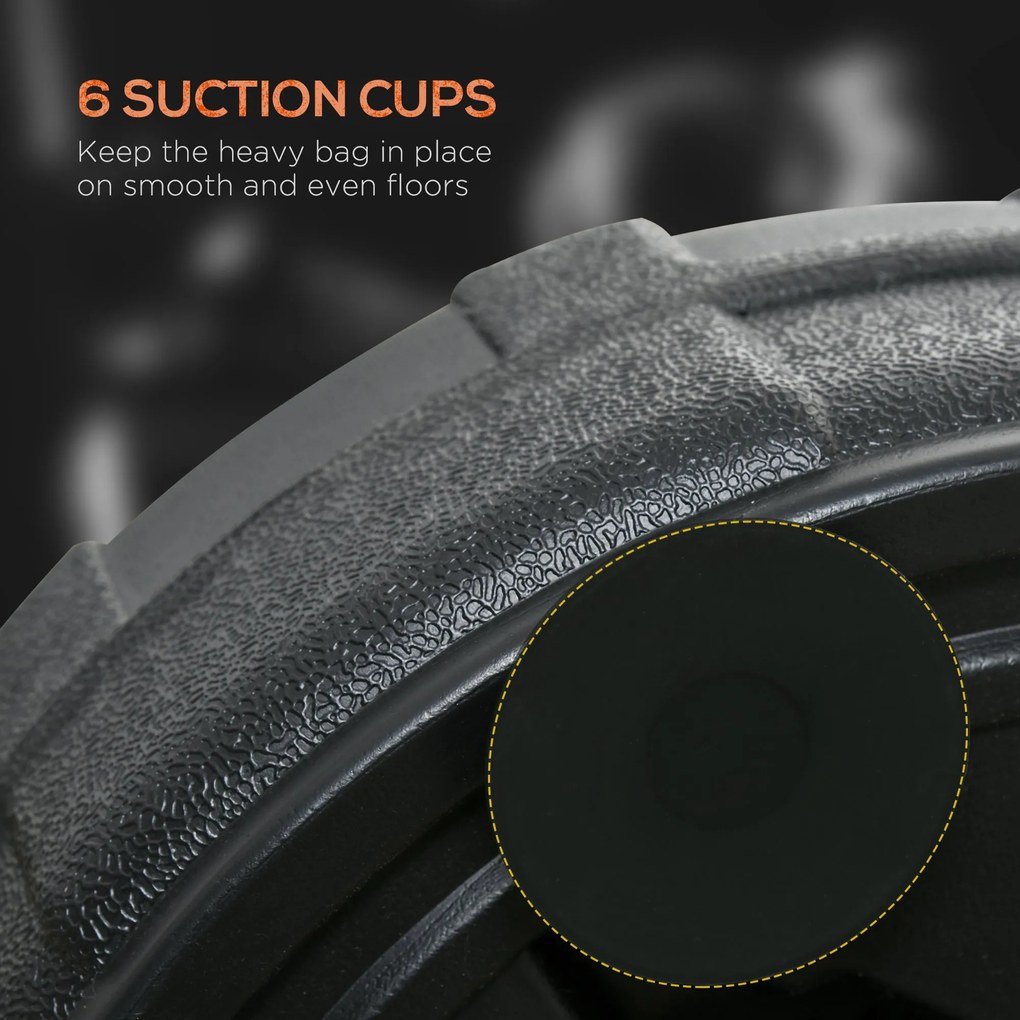 SPORTNOW Minge de Box de Podea Bază Umplută Înălțime Reglabilă 145-180 cm | Aosom Romania